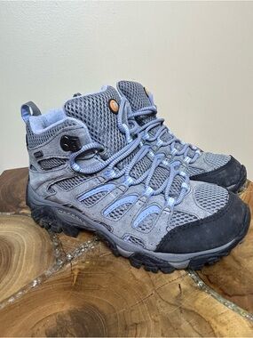 Merrell Grey/Periwinkle Women's Shoe Label